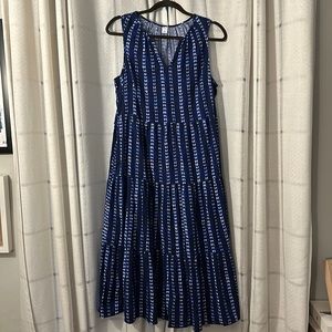 Old Navy Midi Batik-like Dress